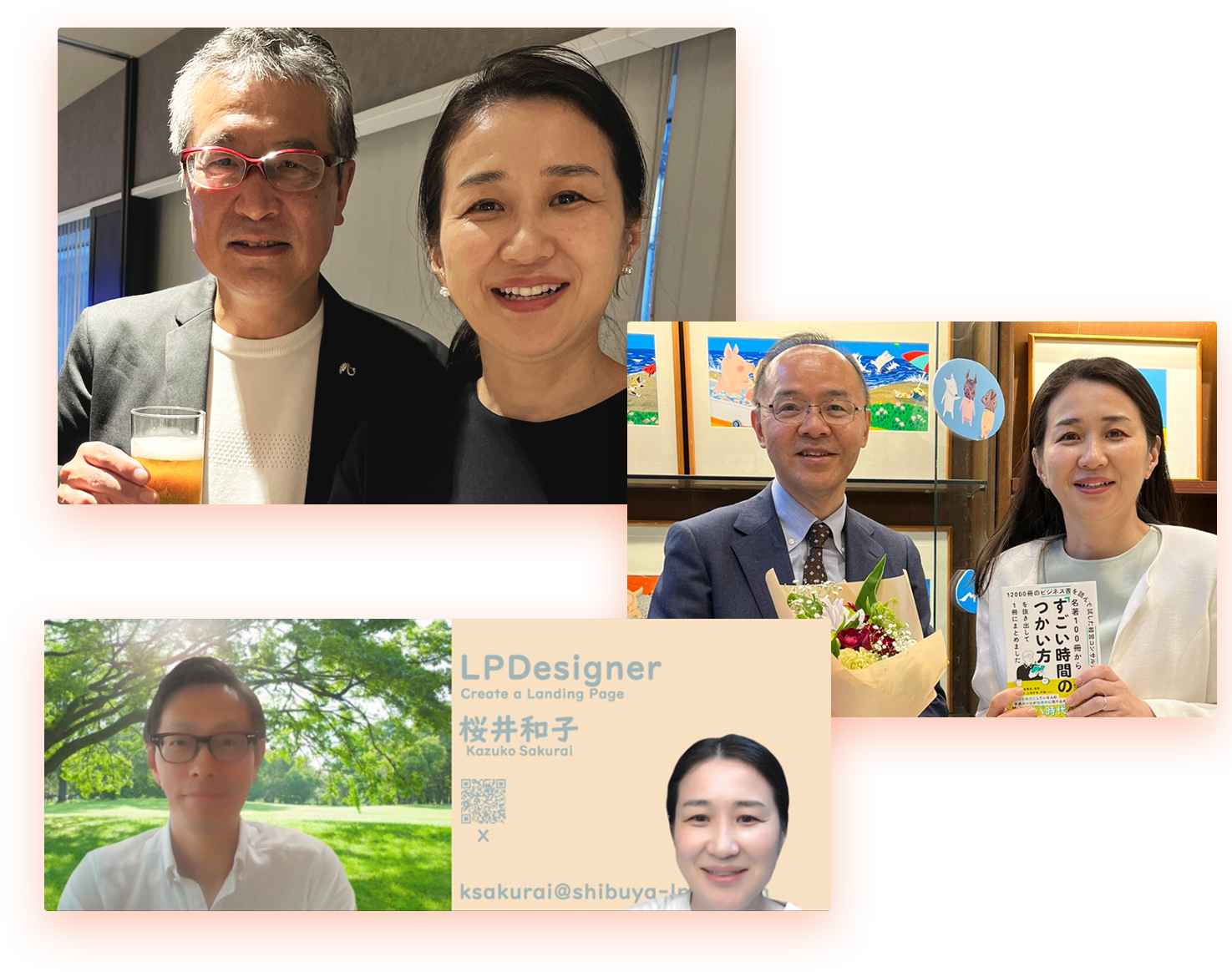 クライアント様との写真